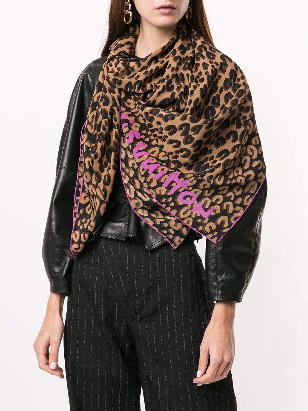 Louis Vuitton Cheetah Scarf 2025