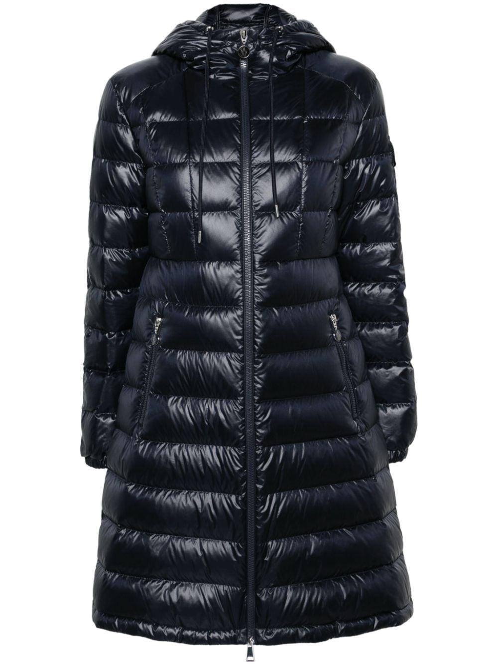 Moncler coat long deals