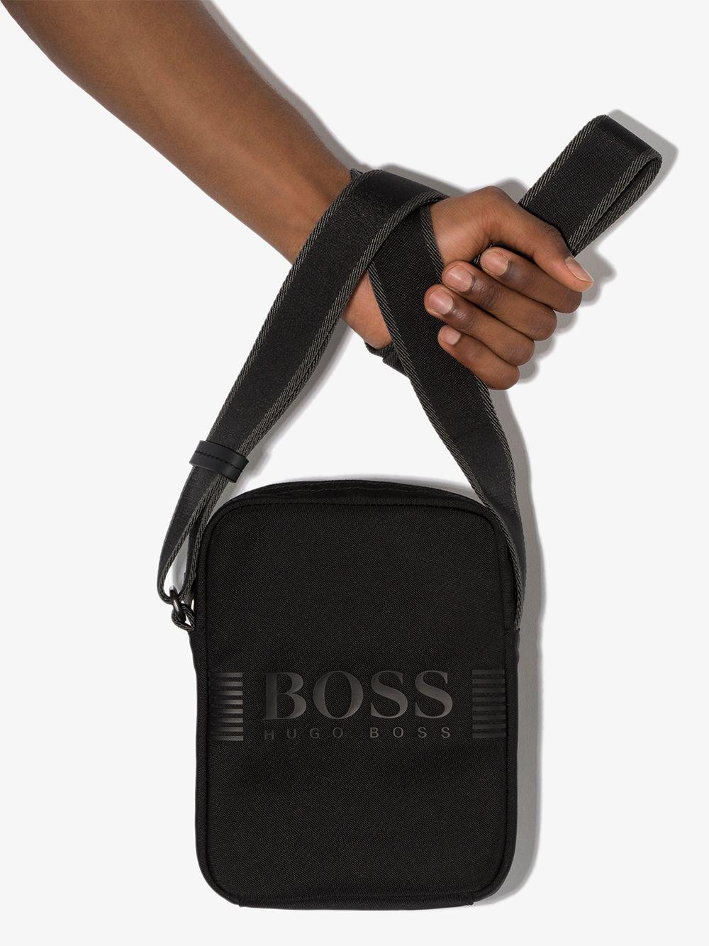 BOSS by HUGO BOSS Pixel Black Crossbody Bag for Men | Lyst UK
