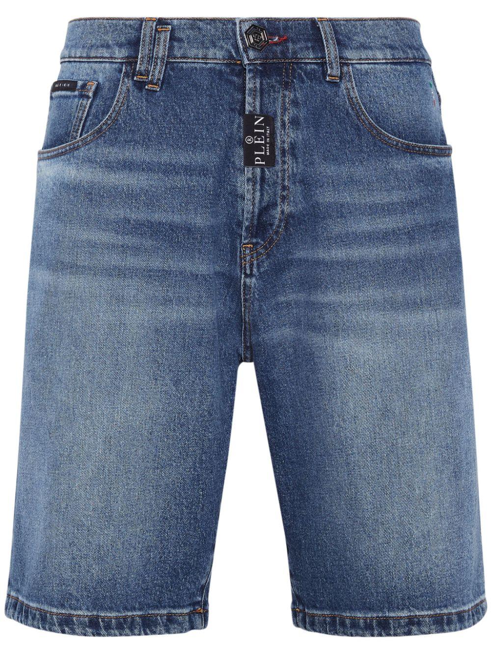 Philipp Plein Formentera Low Rise Denim Shorts in Blue for Men Lyst UK