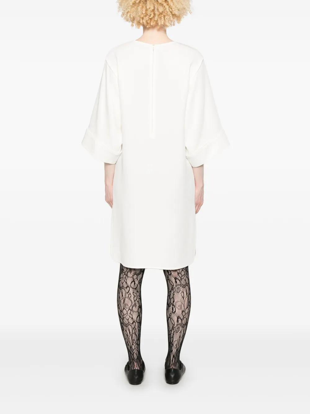 Valentino Garavani シルク ミニドレス ホワイト | Lyst
