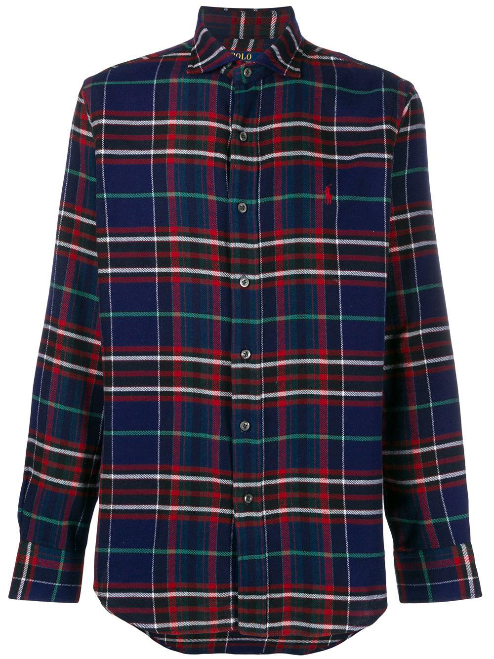 Polo Ralph Lauren Plaid Flannel Shirt in Blue for Men Lyst