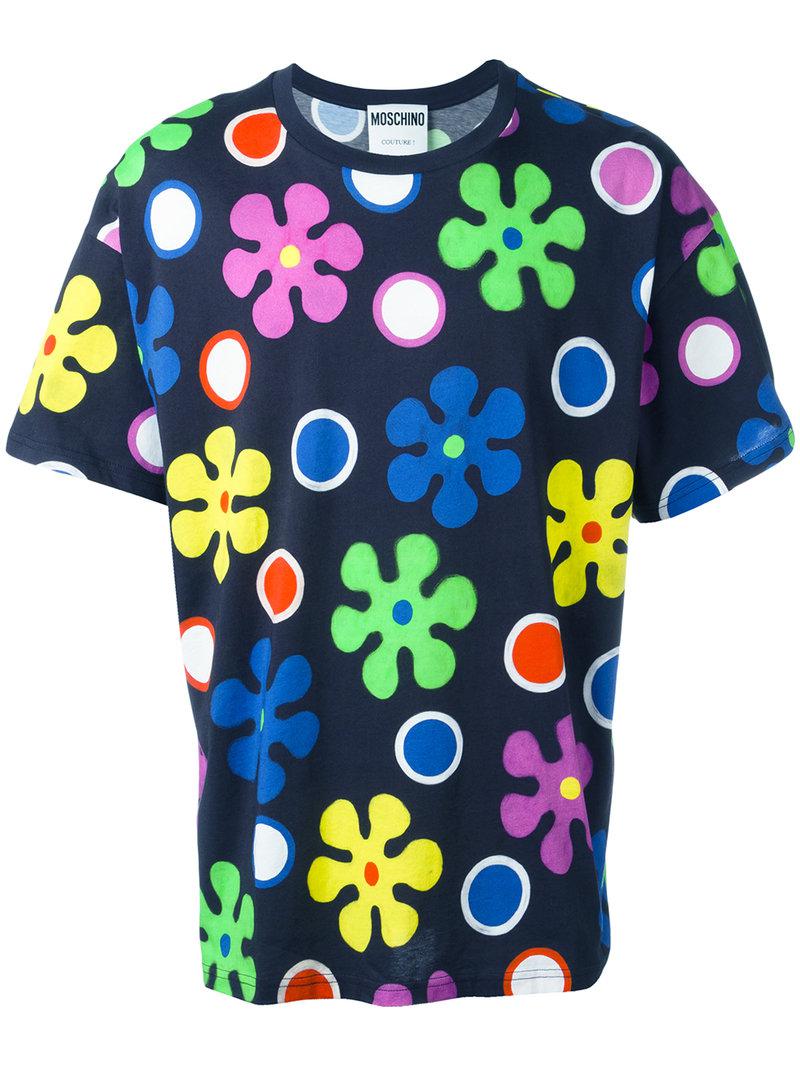 moschino flower shirt