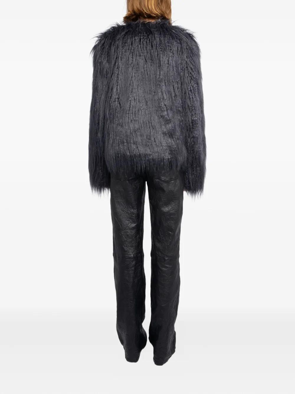 稀少ZADIG& VOLTAIRE タヌキ ファーコート 稀少ZADIG& VOLTAIRE