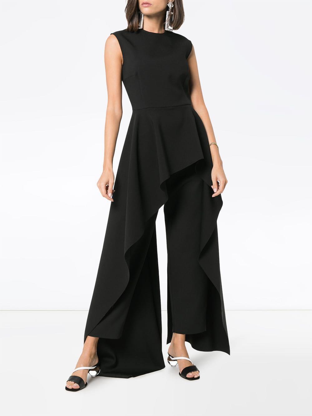 soraya peplum jumpsuit