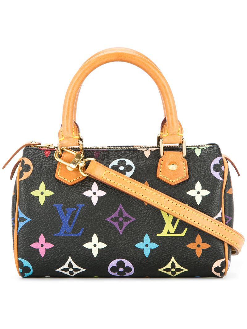 Louis Vuitton Women's Black Mini Speedy 2way Bag