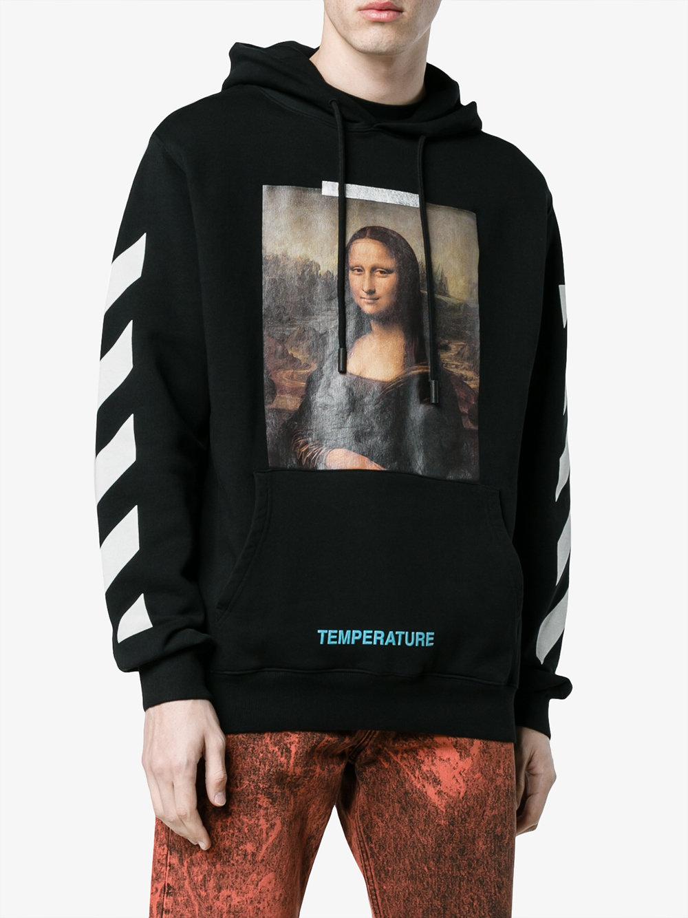 Sweat à imprimé Mona Lisa Off-White c/o Virgil Abloh pour homme en coloris  Noir | Lyst