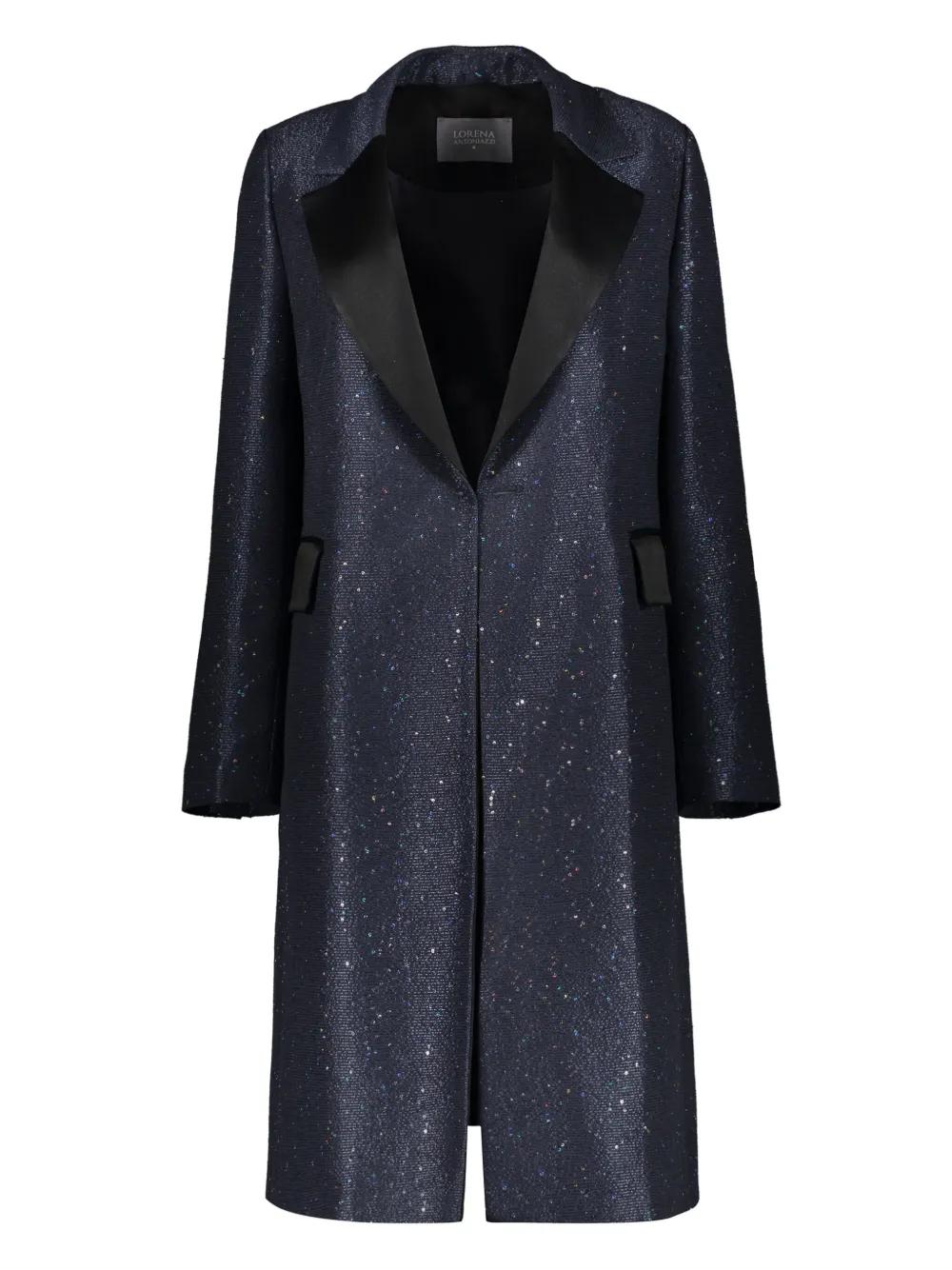ダウンジャケット・コート Lorena Antoniazzi Quilted Long Puffer Coat With High Collar Lorena Antoniazzi Quilted Long Puffer Coat With High Collar