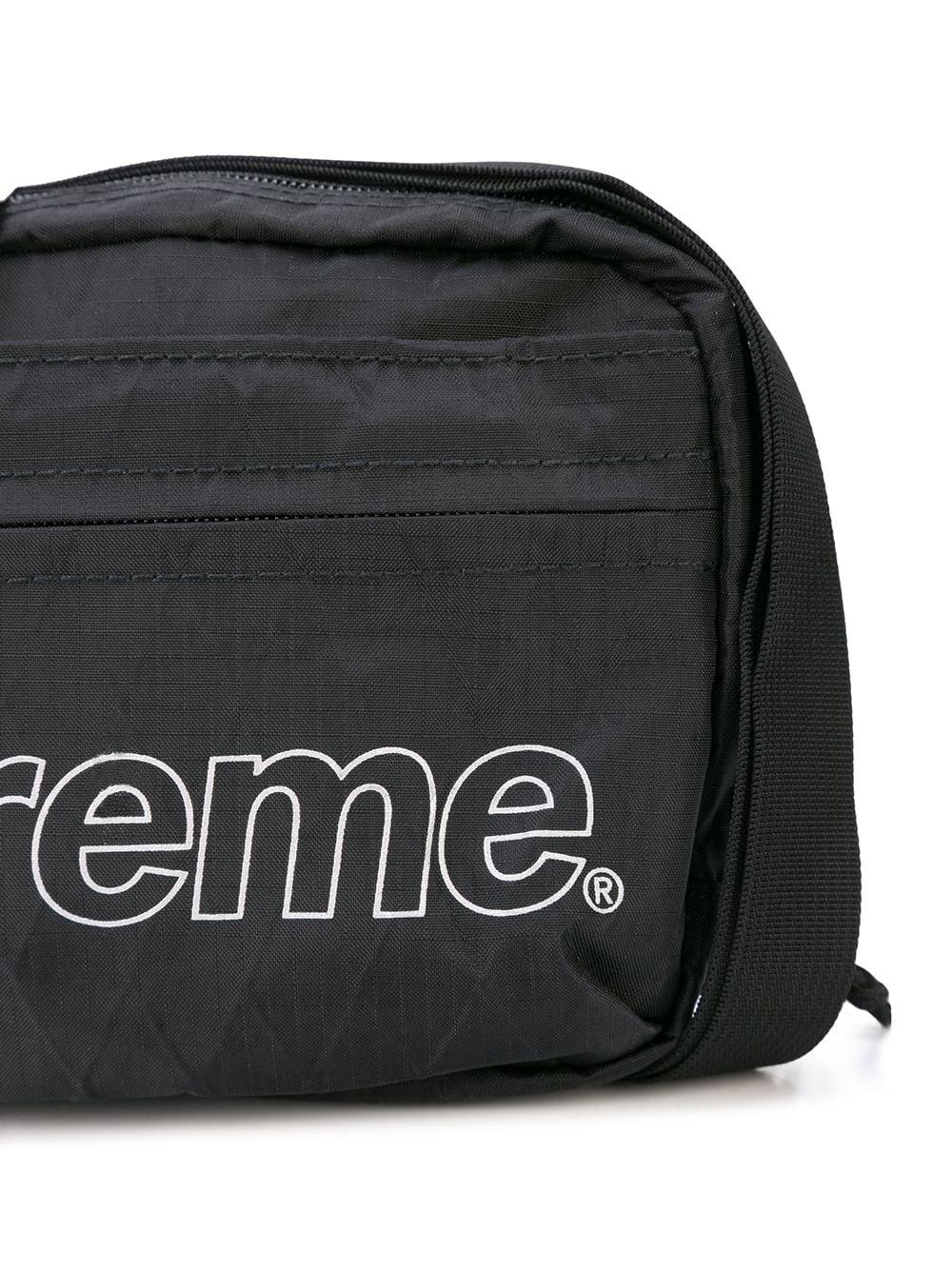 Supreme Small logo-patch Belt Bag - Black
