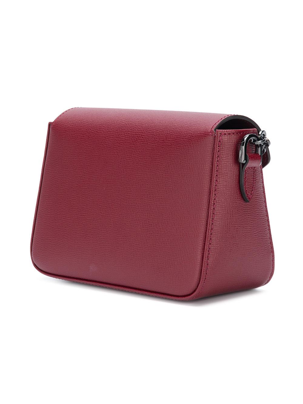 Longchamp Leather Le Pliage Héritage Cross Body Bag in Red - Lyst