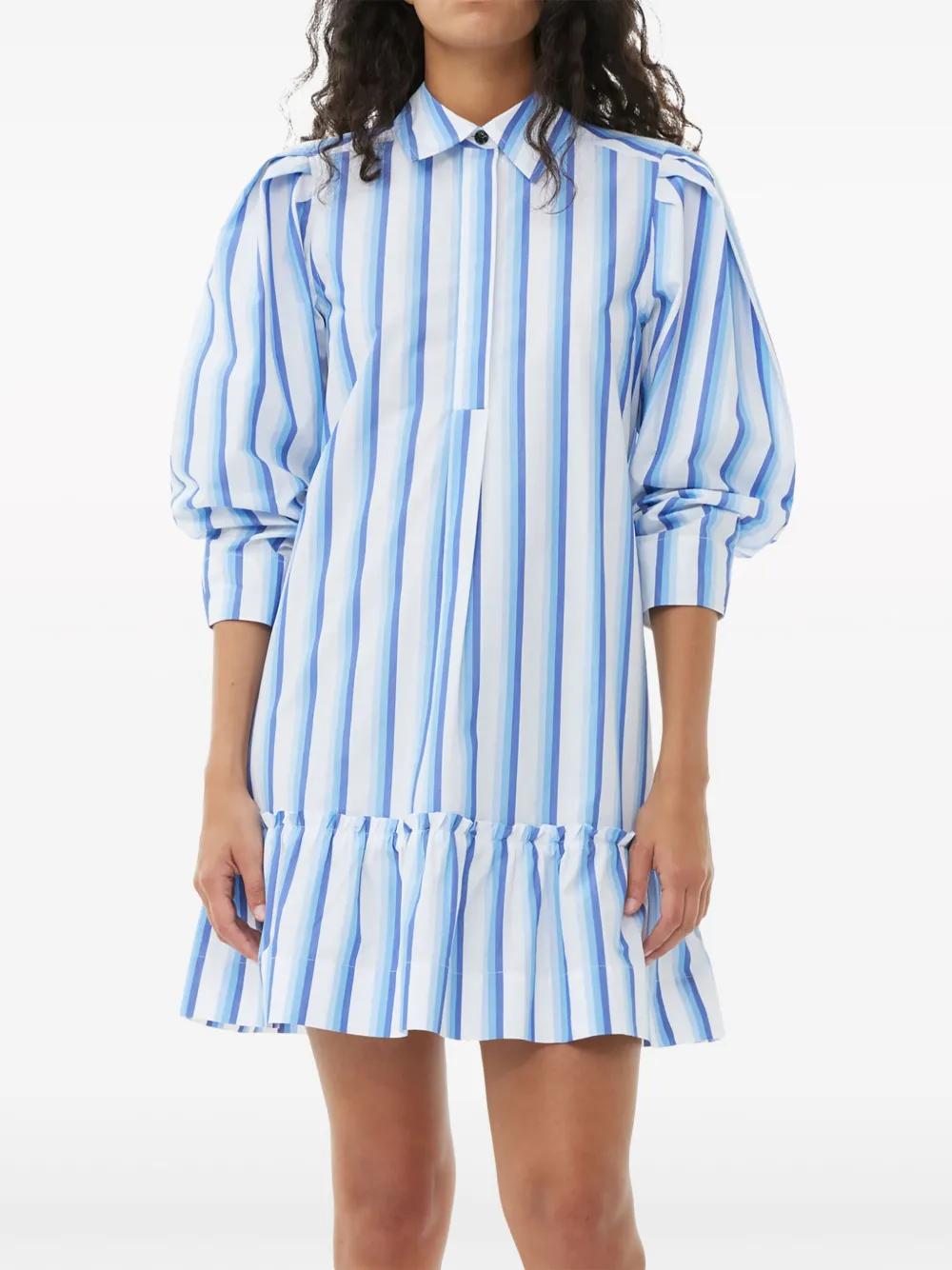 Ganni Striped Dresses for Women | Lyst
