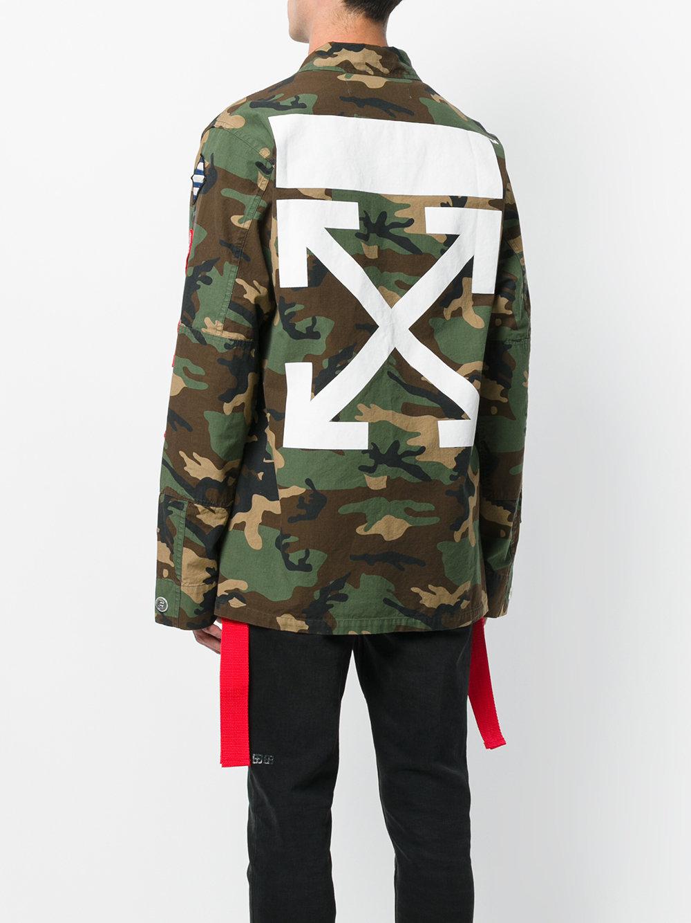 c/o Virgil Abloh Camouflage Patch Cargo in Green Men Lyst