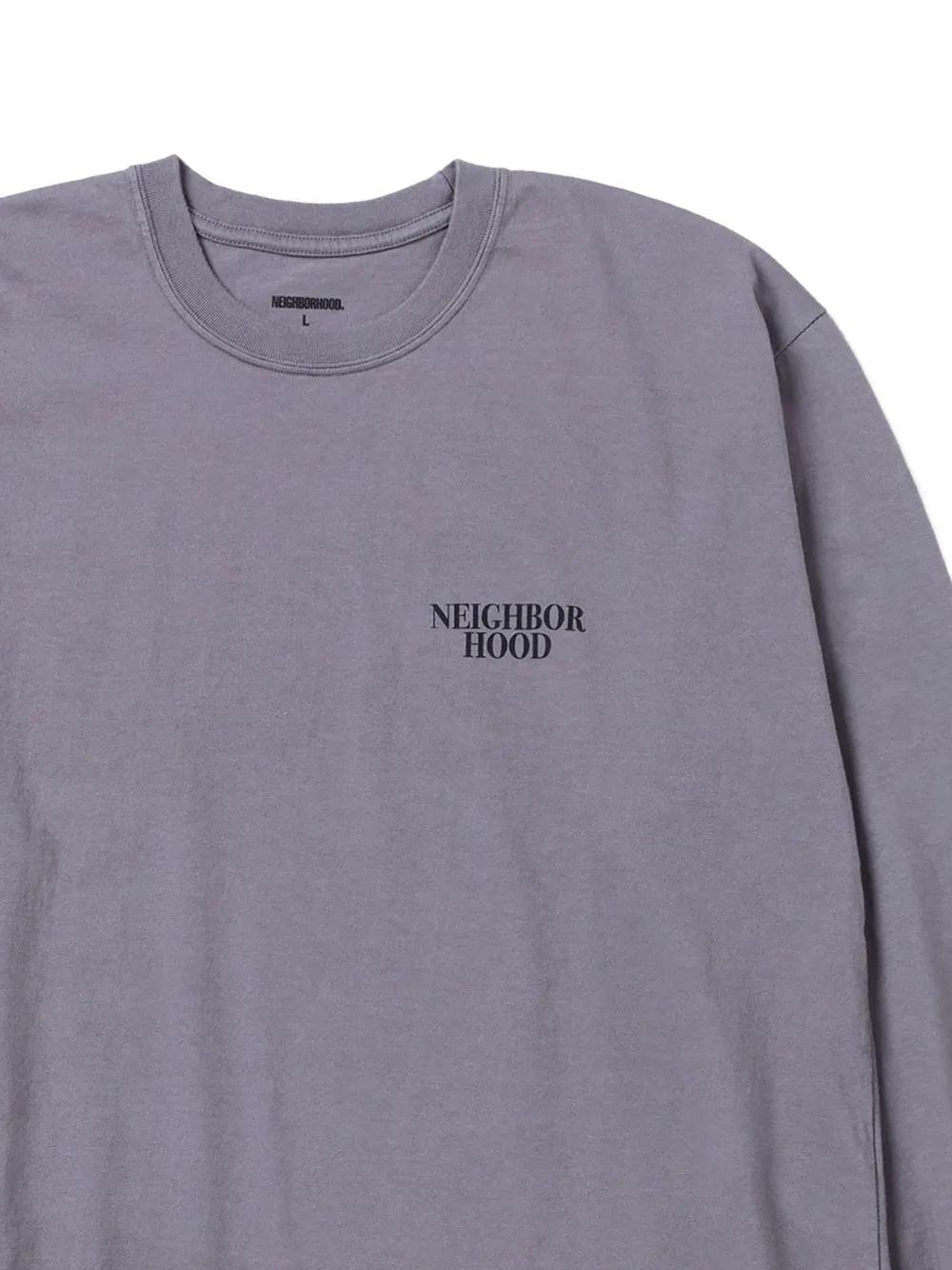 Neighborhood〇Classic Logo Longsleeve T-Shirt〇関税送料込 NEIGHBORHOOD Long Sleeve T Classic Pocket T-Shirt XL Cotton
