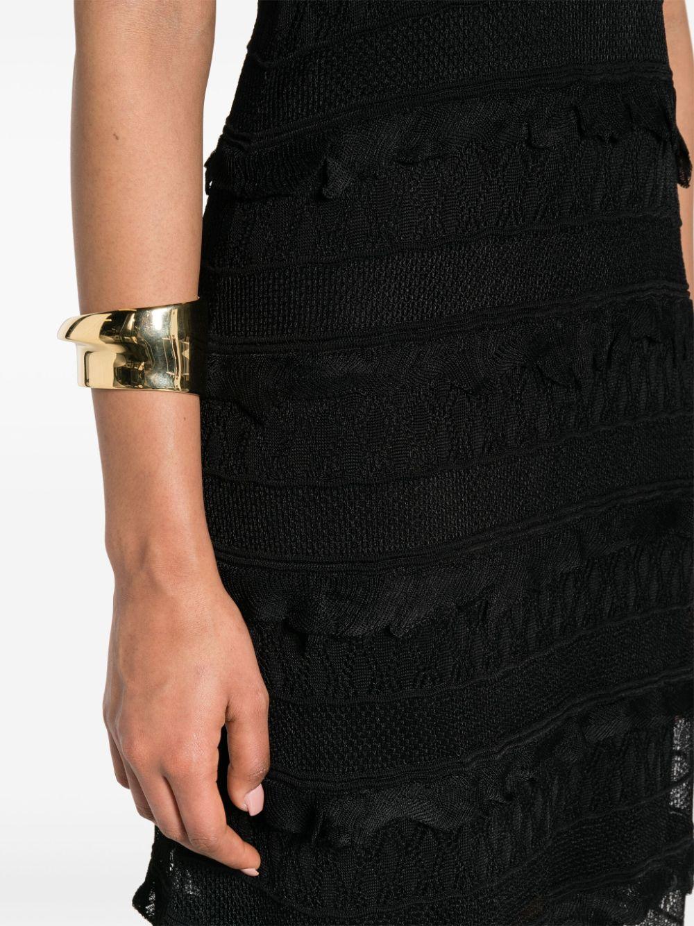 Sandro V-Neck Lace Maxi Dress in Black | Lyst