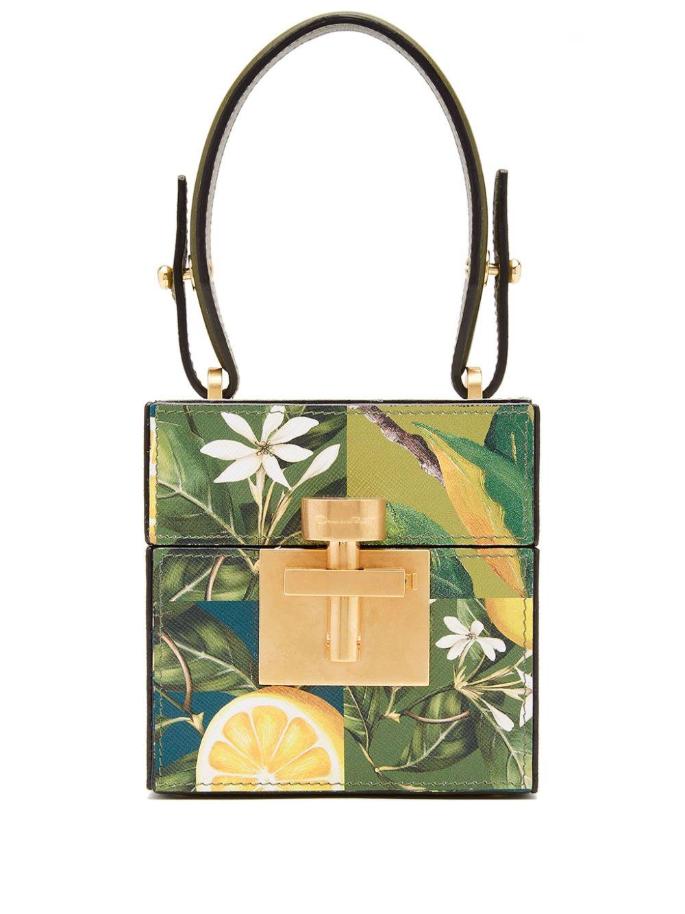 Cube shop clutch bag