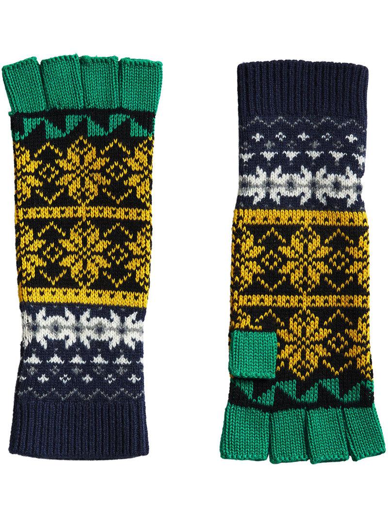 burberry fingerless gloves