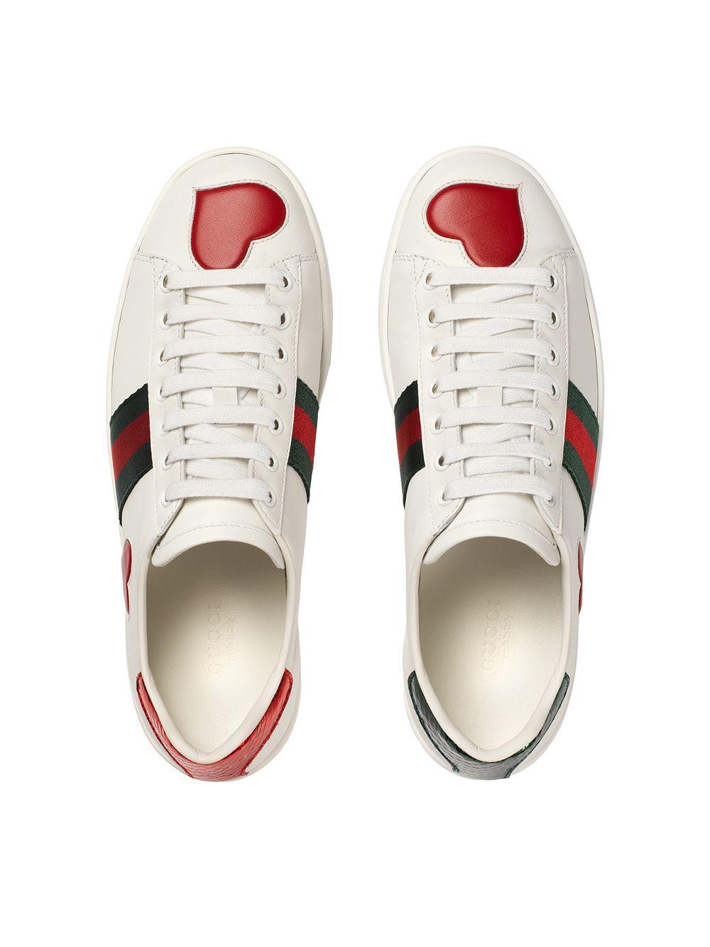 Gucci Ace Sneakers in White Leather ref.951722 - Joli Closet