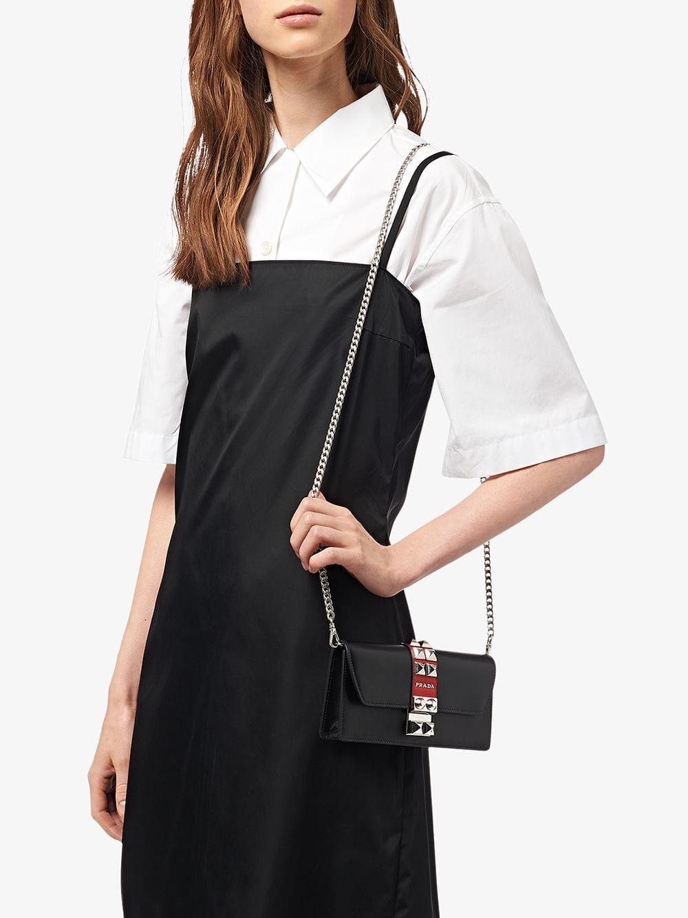 Prada Elektra Mini Bag in Black - Lyst