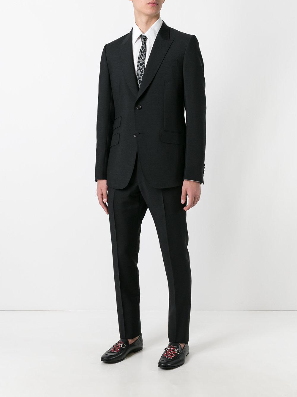 Gucci Wool Classic Two Piece Suit in Black for Men - Lyst