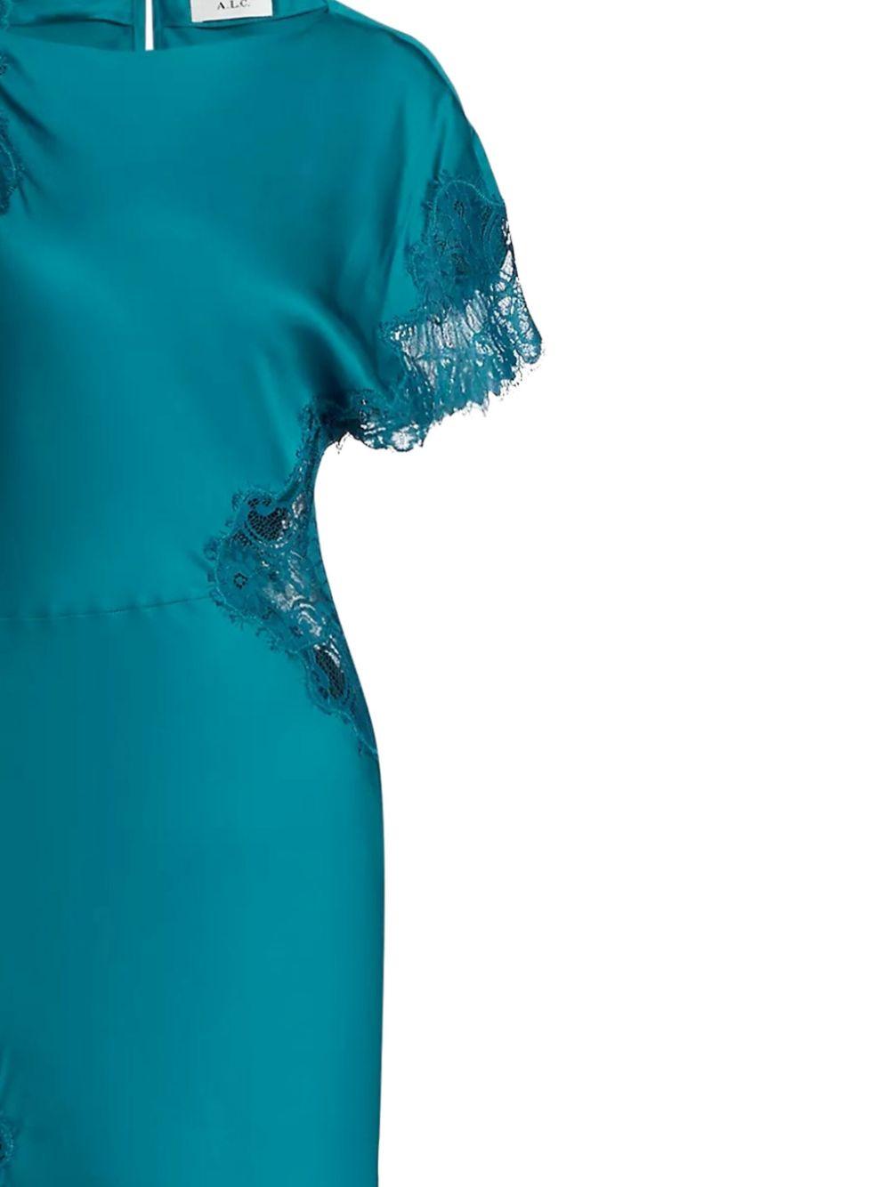 open lace back dress Baltic Born Womens Tatiana Velvet One Shoulder Maxi Dress | Cinnamon