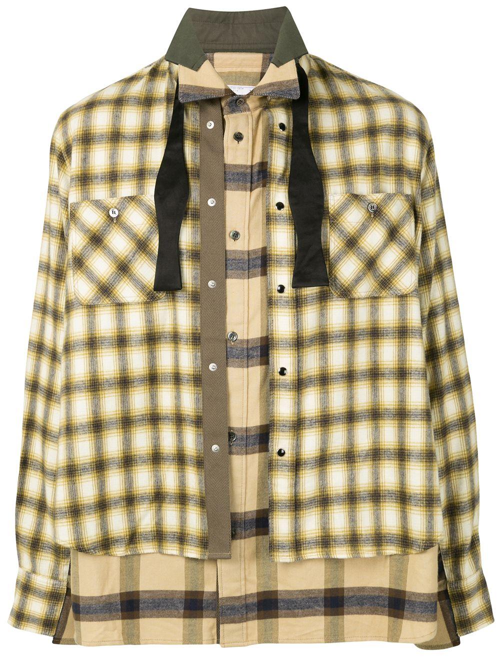 Sacai（サカイ）の、パデッド シャツ