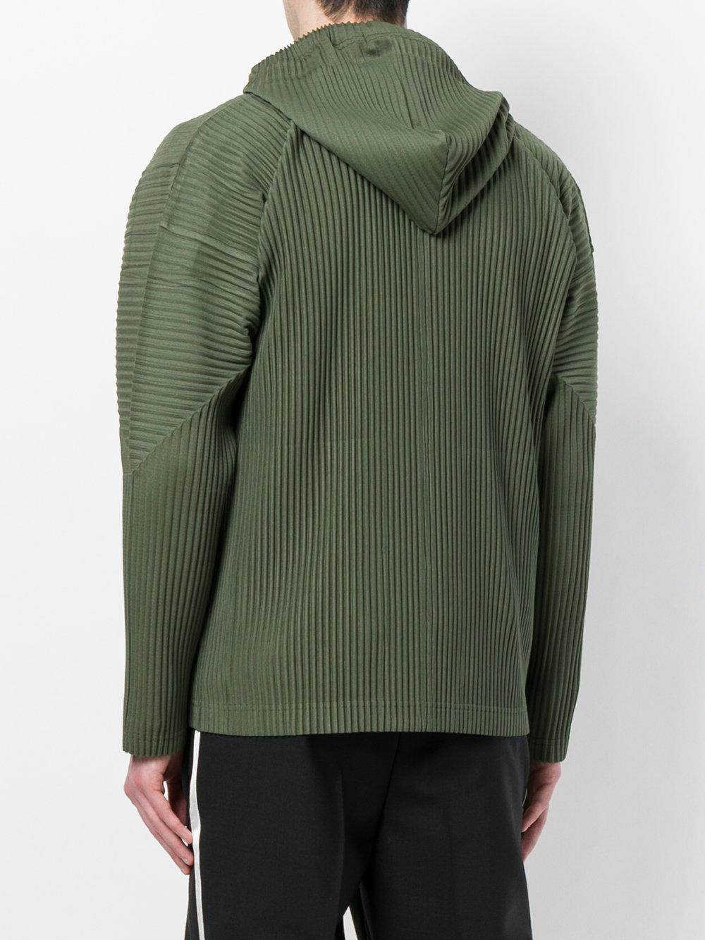 homme plisse hoodie
