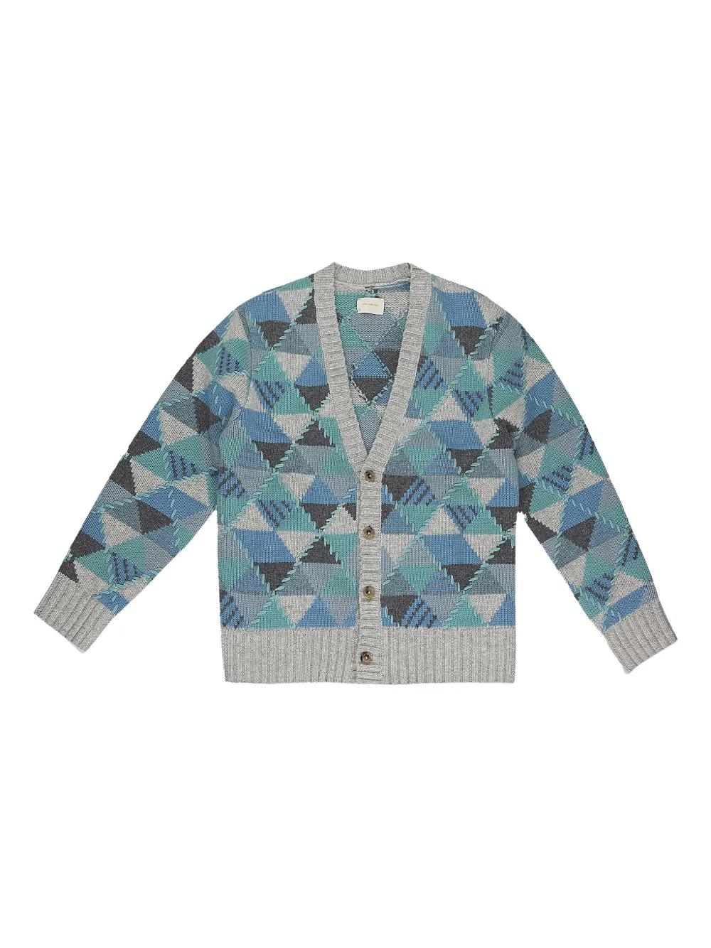 Aimé Leon Dore Wool Cardigan in Blue for Men | Lyst