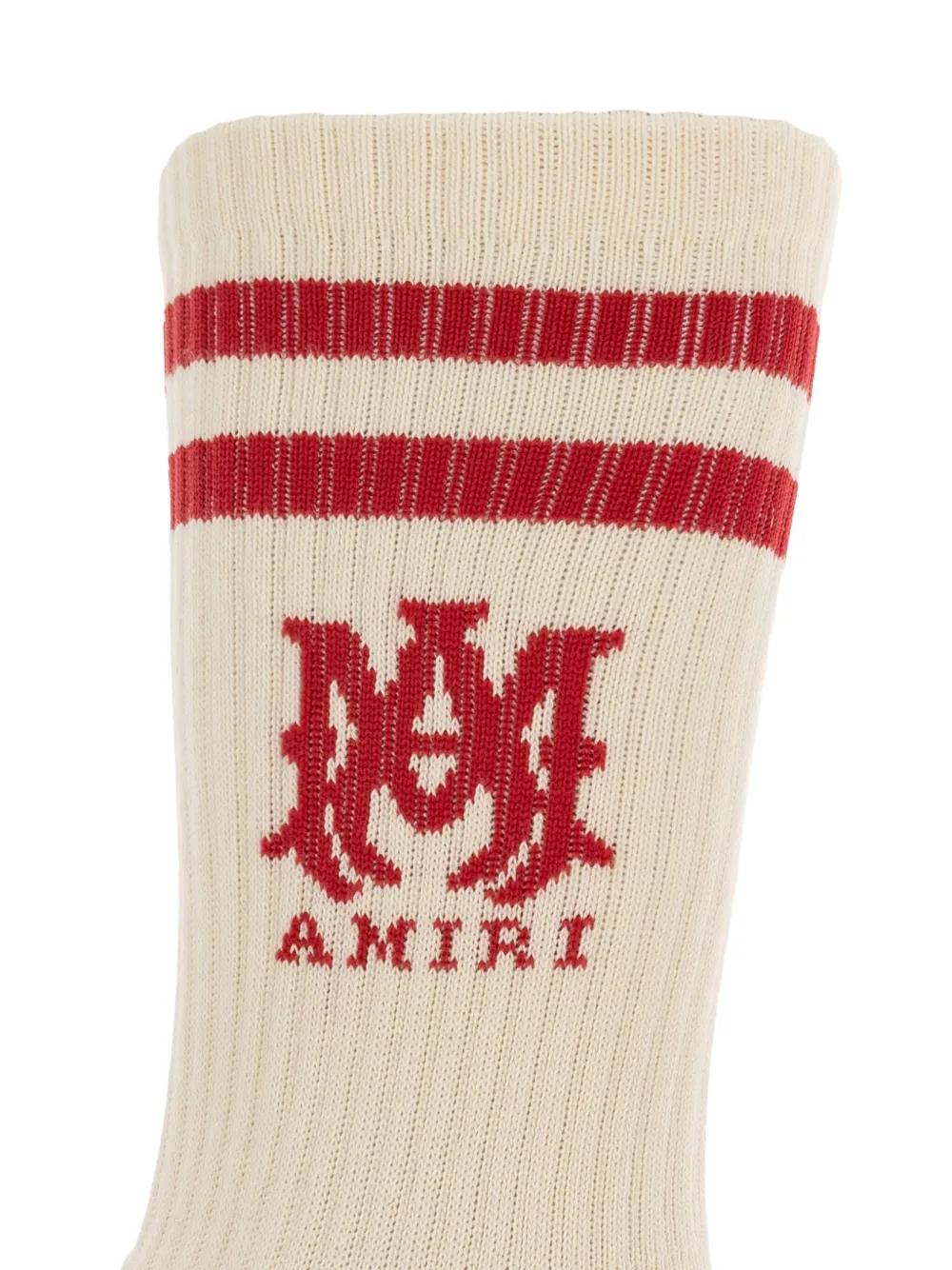 AMIRI ストライプ ロゴ ソックス メンズ Amiri 靴下 | オンラインセールは最大58%オフ | Lyst