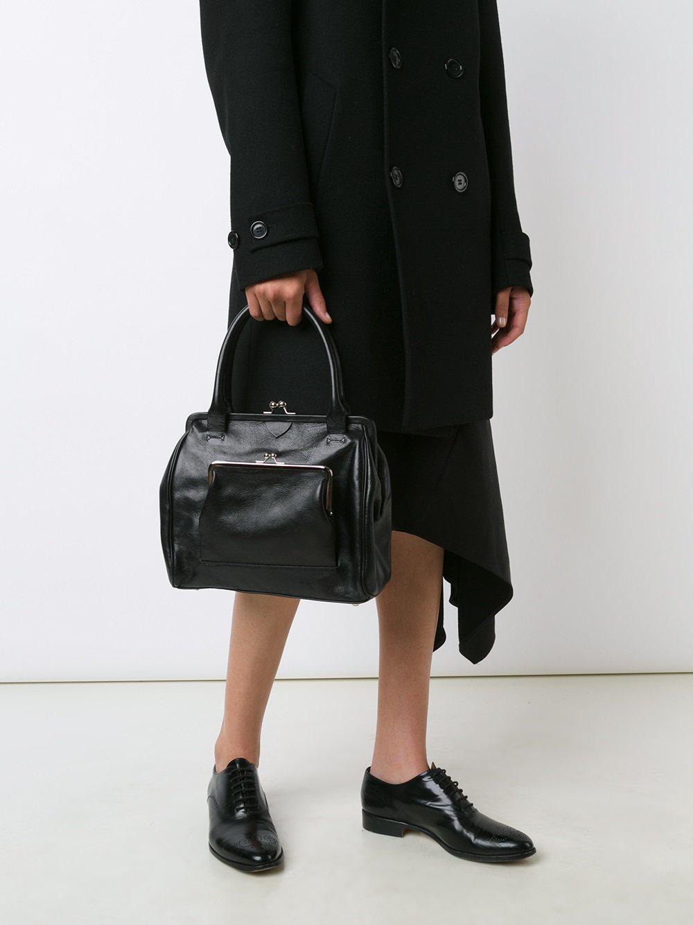 Petit sac à main à fermoir porte-monnaie Y's Yohji Yamamoto en coloris Noir  | Lyst