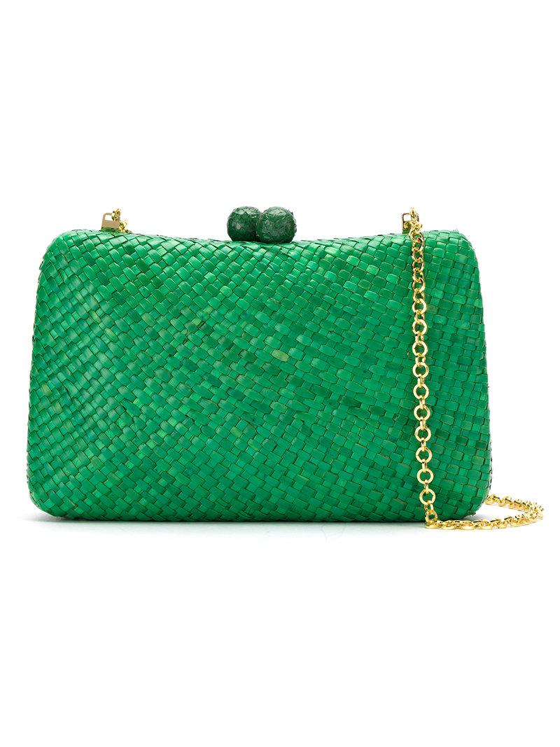 Serpui Clutch Bag in Green Lyst UK