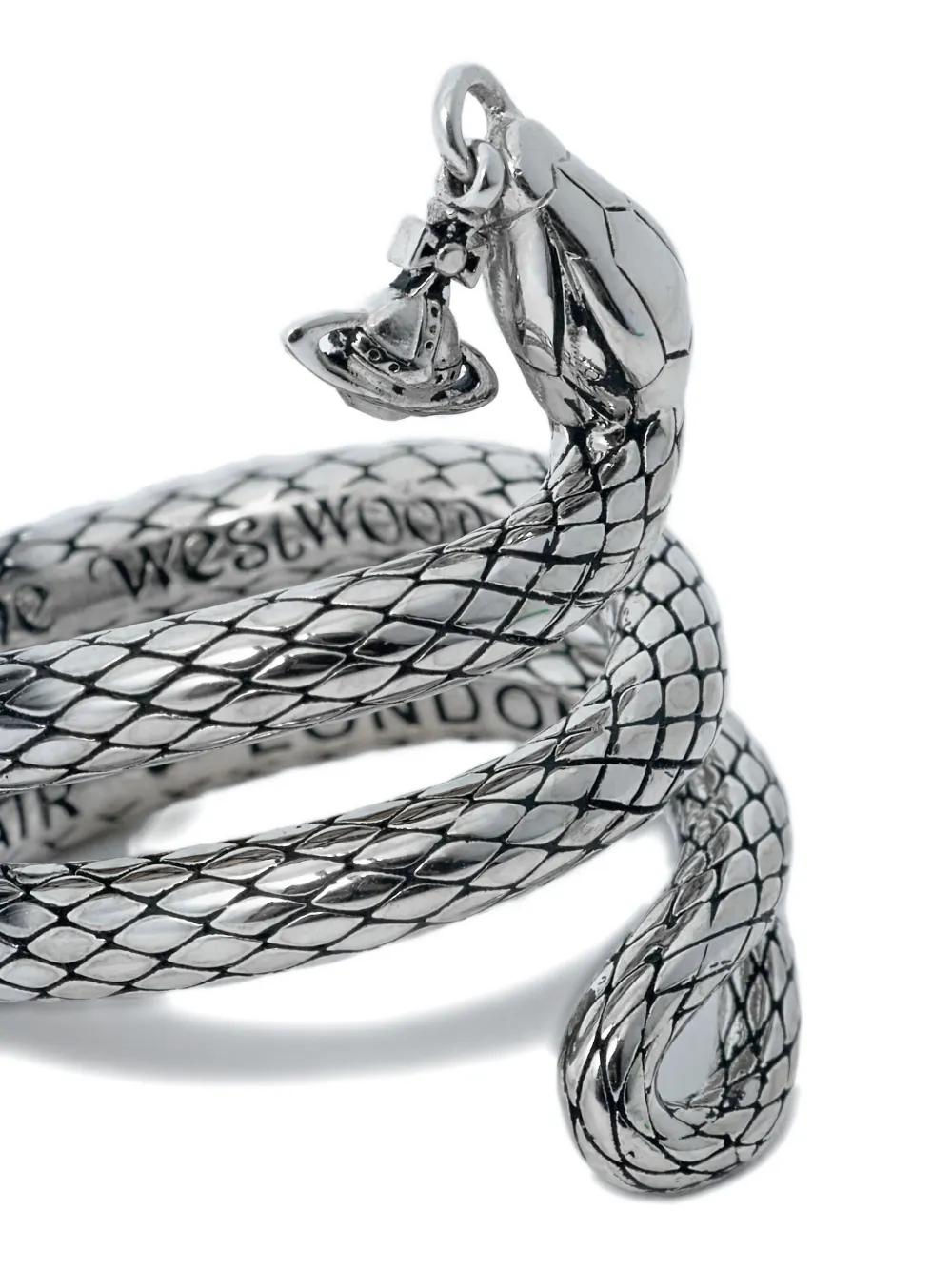 Vivienne Westwood Albane Snake-Design Ring in White Lyst