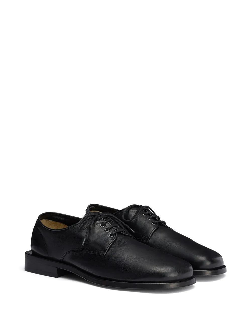 Lemaire Anatomic Derby Shoes in Black for Men | Lyst