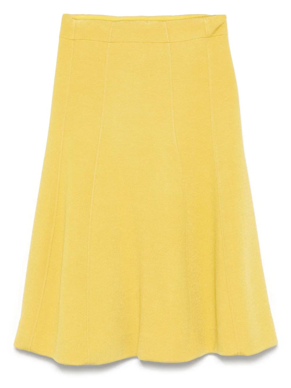 イエロー Jil Sander スカート レディース | Lyst