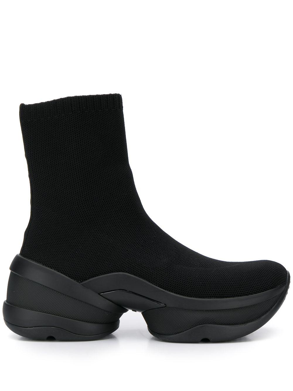 MICHAEL Michael Kors Olympia Stretch Knit Sock Sneakers in Black | Lyst