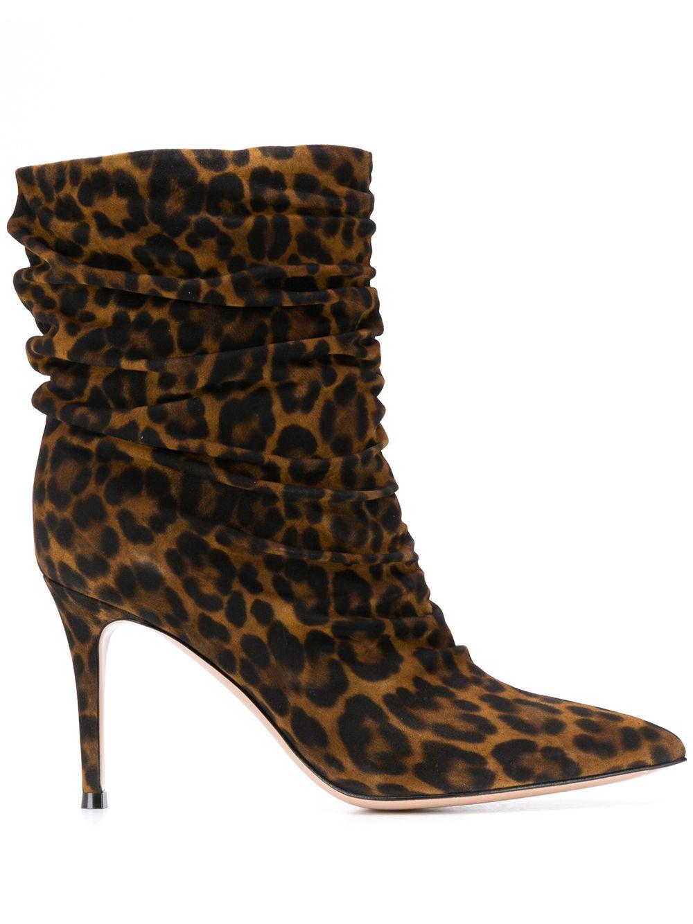 rossi leopard boots