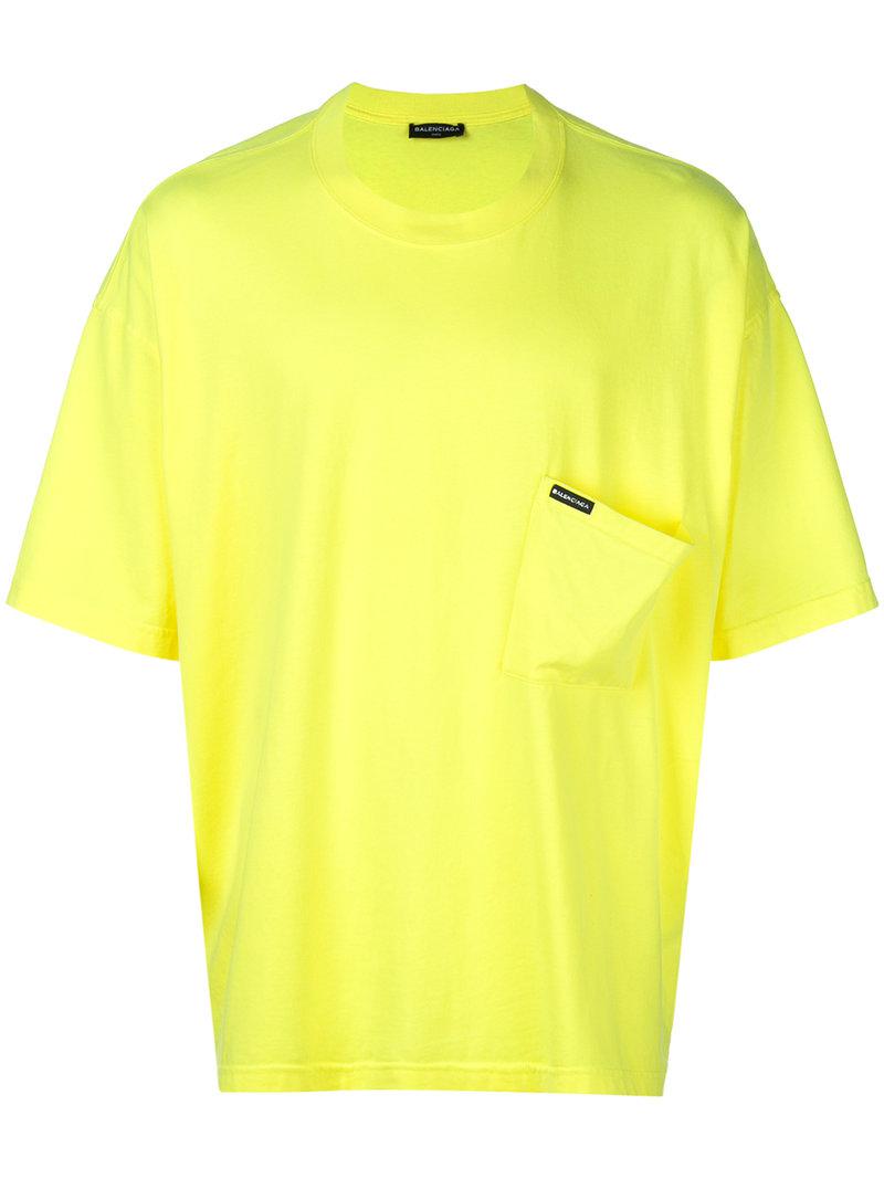 Balenciaga Cotton Neon Oversize Pocket 