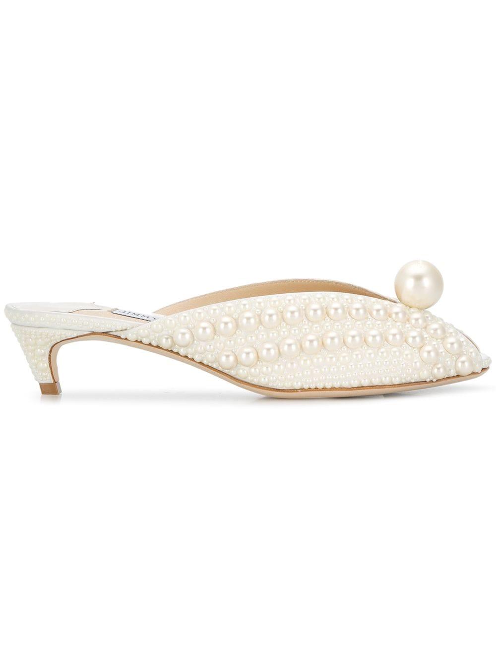 Jimmy Choo Leather Samantha 35 in White - Save 54% | Lyst