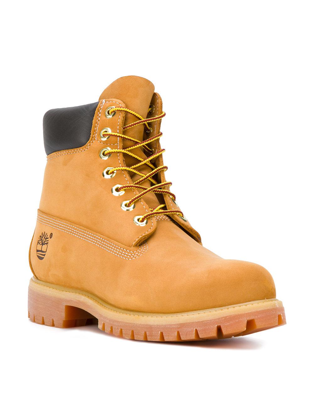 Timberland Rubber Premium Ankle Boots in Brown for Men - Lyst