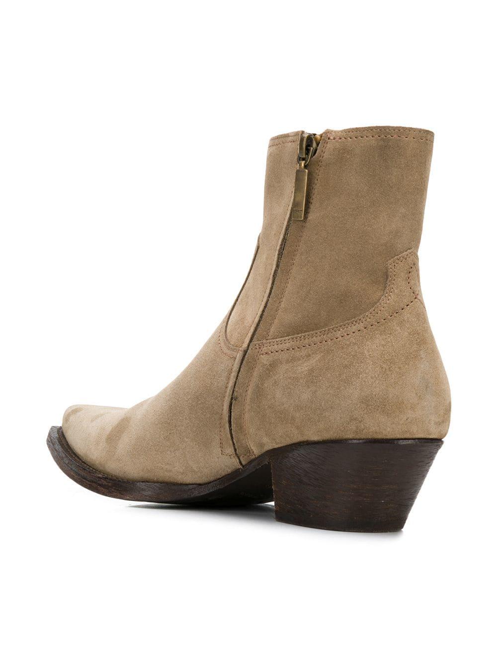 SAINT LAURENT BOOTIE UNIFOR 40 1/2 | daspi.ro