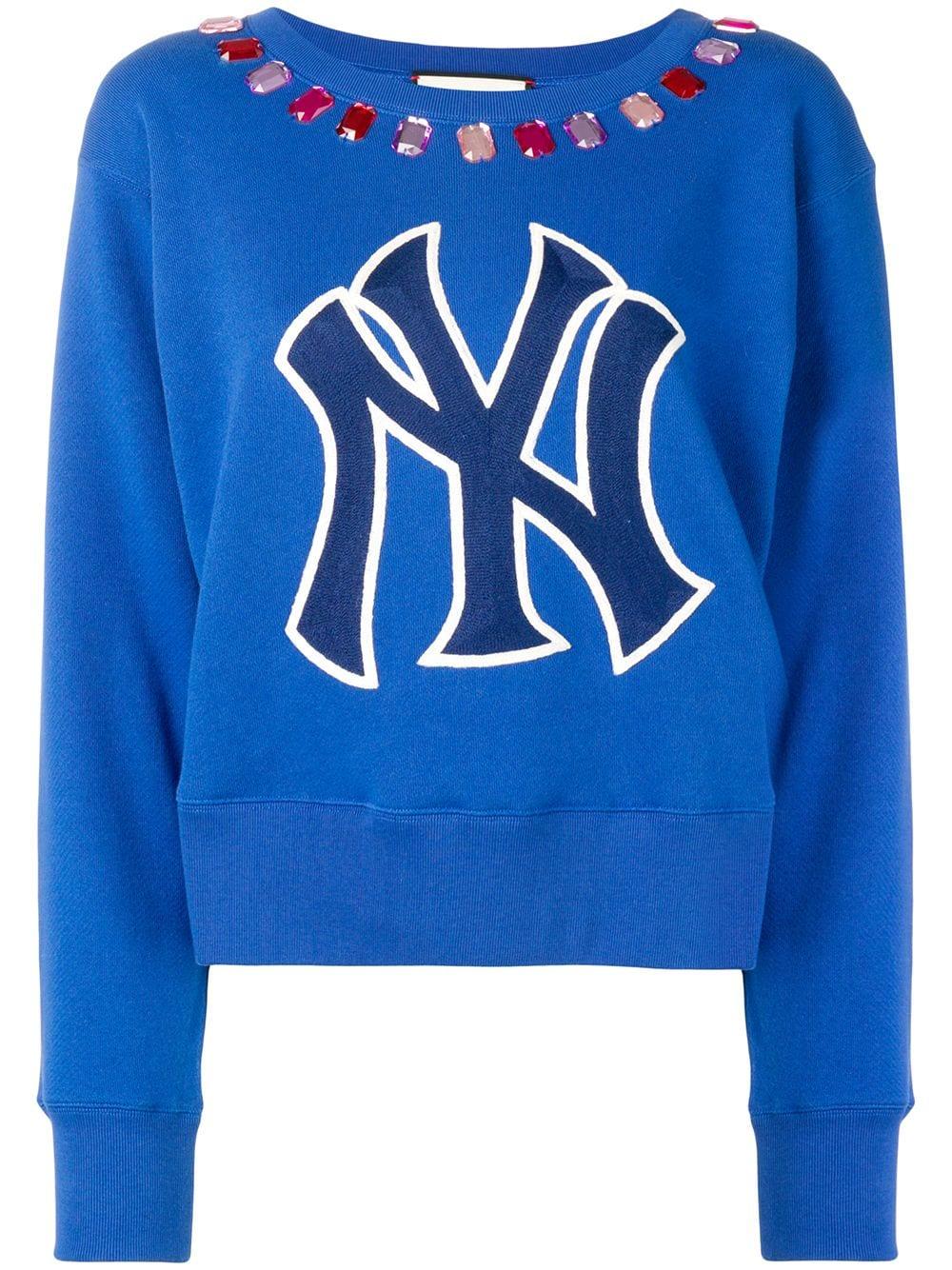 gucci blue sweater