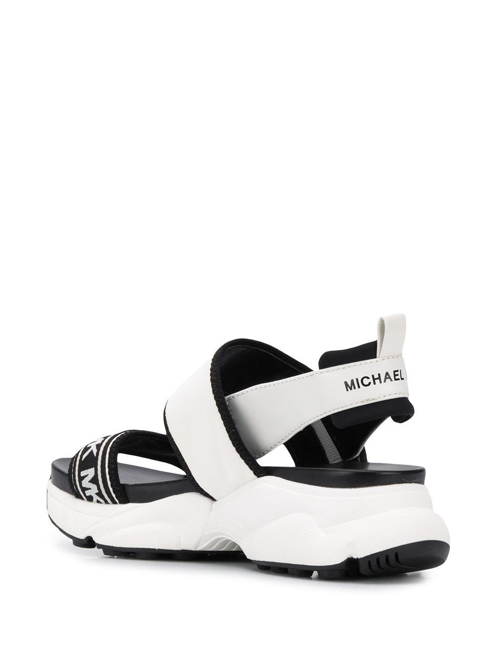 michael kors white flat sandals