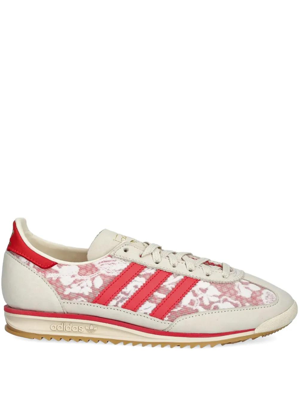 adidas gazelle silver green womens The Expresso Floral Coquette Sneaker main image 0