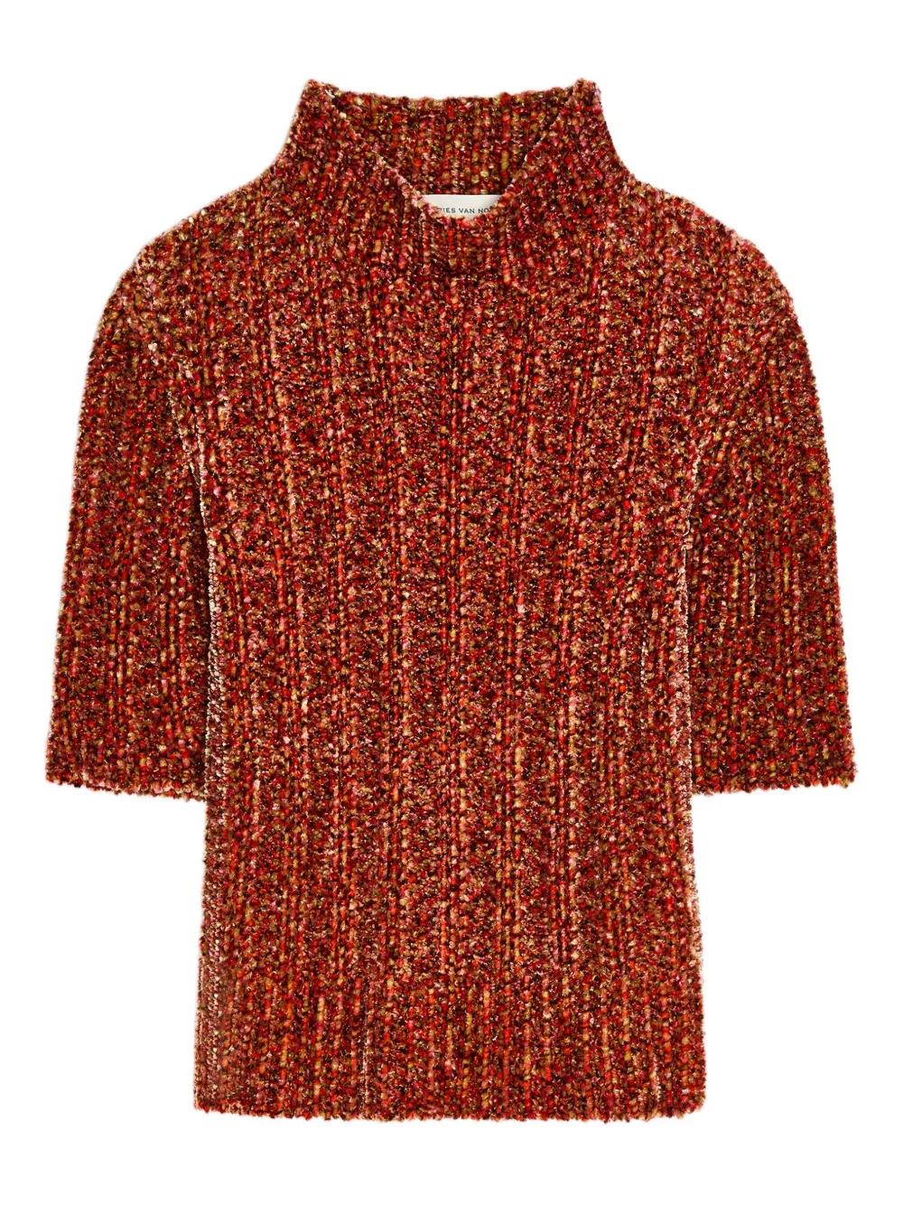 Dries Van Noten◆ノースリーブ クルーネックセーター ピンク Dries Van Noten ウィメンズ ニット & スウェット | SSENSE 日本