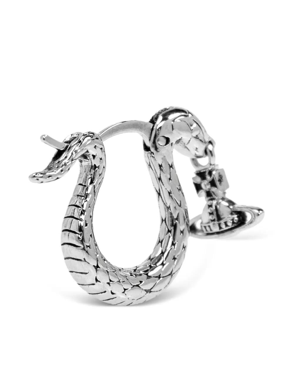 Vivienne Westwood Small Albane Single Earring in Metallic