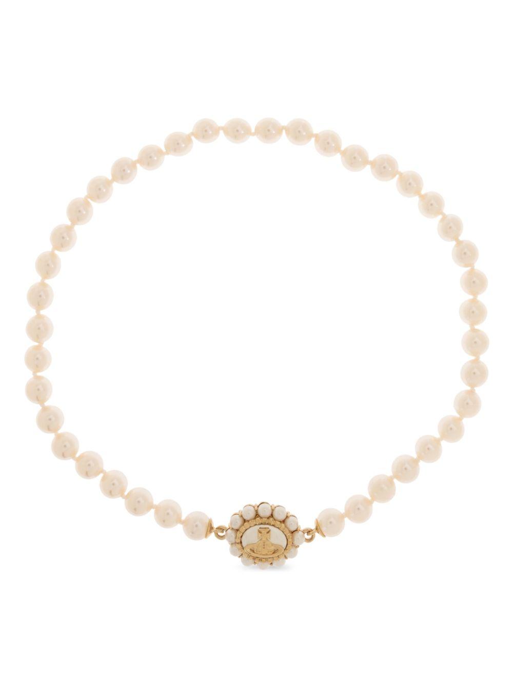 Vivienne Westwood レディース ホワイト パール ネックレス ネックレス