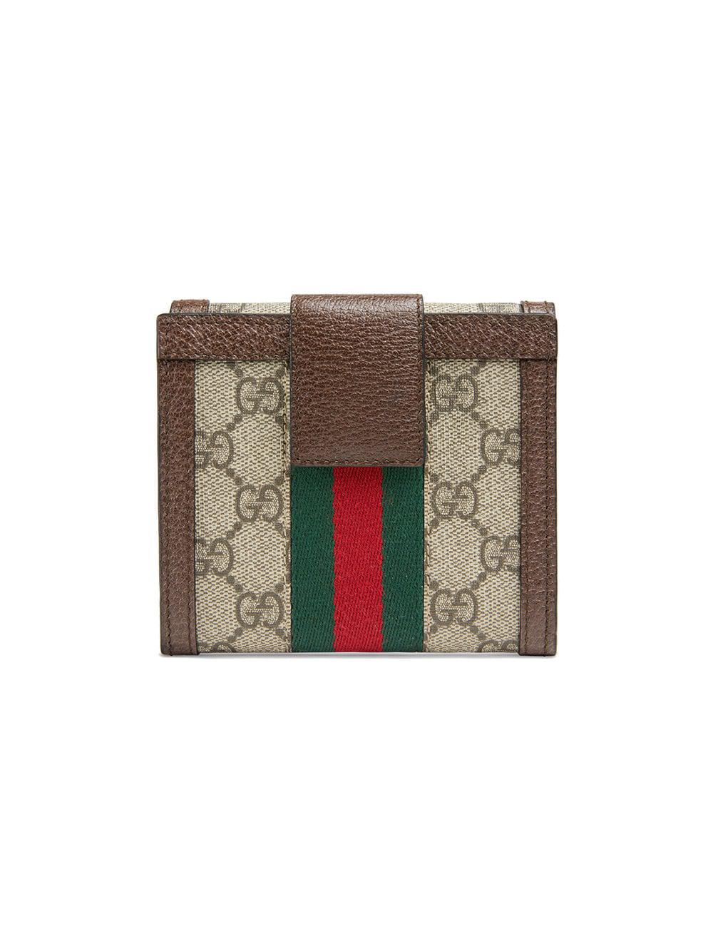 ophidia french flap wallet