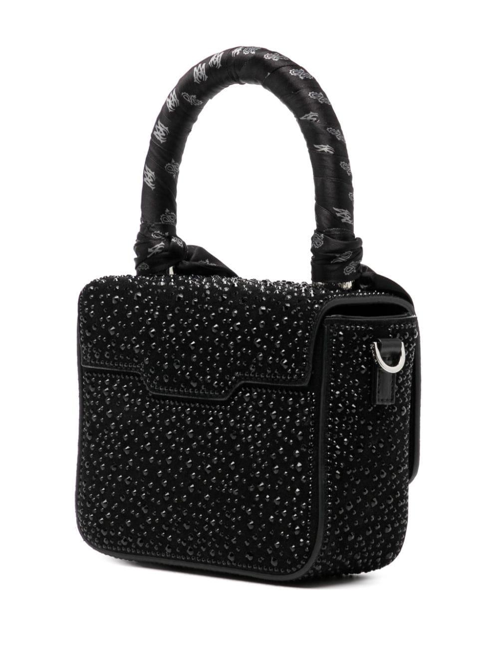 【AMIRI】CRYSTAL MICRO MA BAG WOMEN - WOMEN'S CRYSTAL MICRO MA BAG - Black | AMIRI
