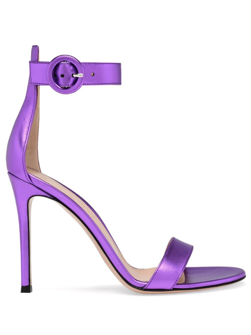 Jimmy Choo レディース パープル スエード パンプス ヒール