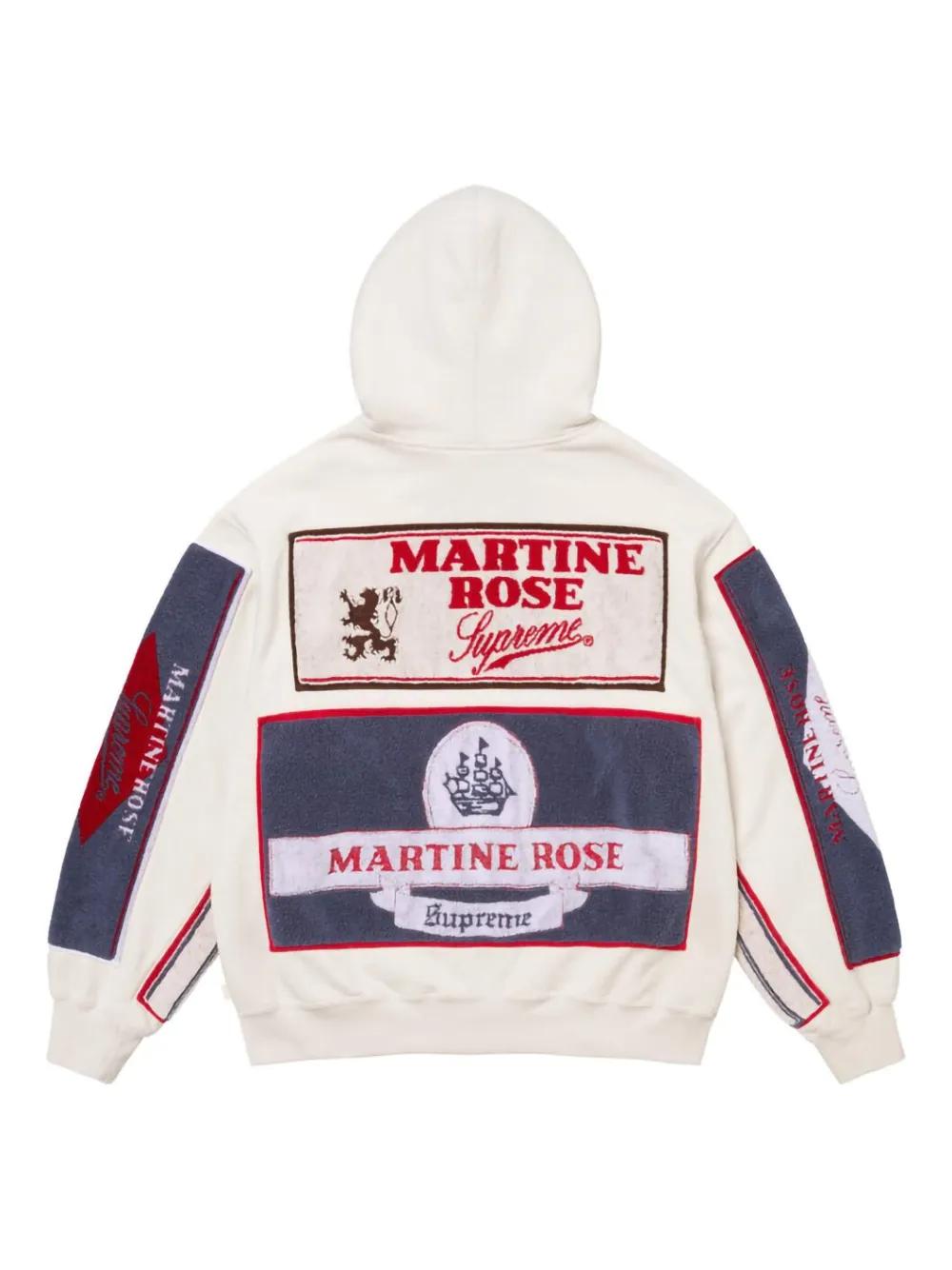 Supreme X Martine Rose Towel Zip-Front Hoodie in Natural for Supreme X Martine Rose Towel Zip-Front Hoodie in Natural for