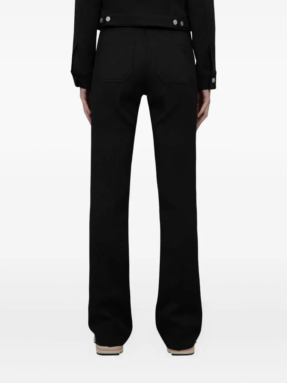 COURREGES Women Straight Pants 125CPA298PL0170 9999 BLACK